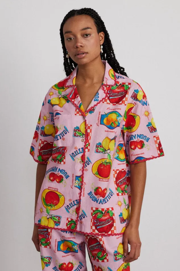 Women Tops Damson Madder Chlo Shirt 8211 Fruit Labels
