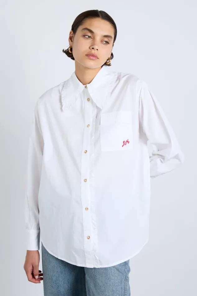 Women Tops Damson Madder Kendall Shirt 8211 White