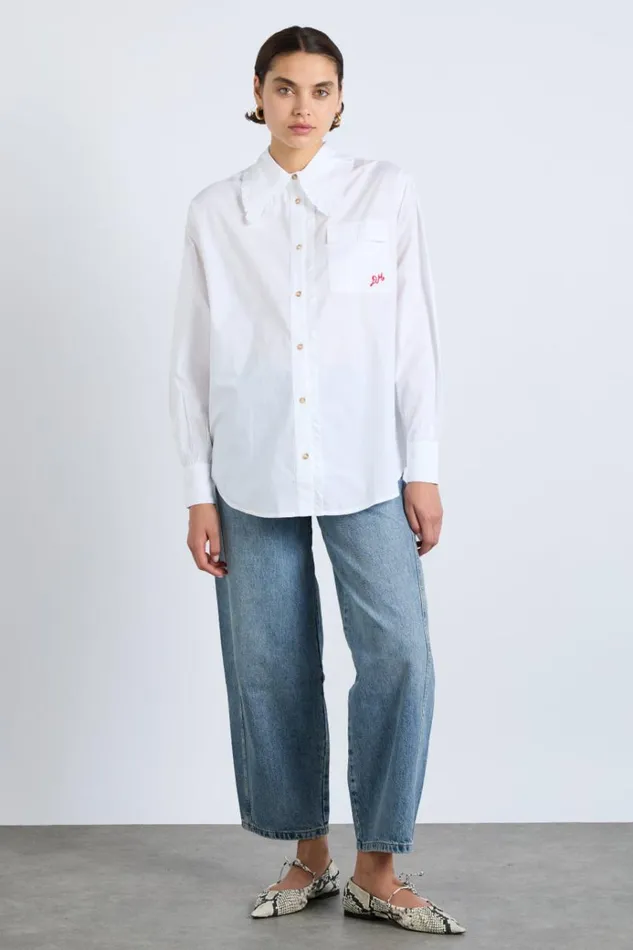 Women Tops Damson Madder Kendall Shirt 8211 White
