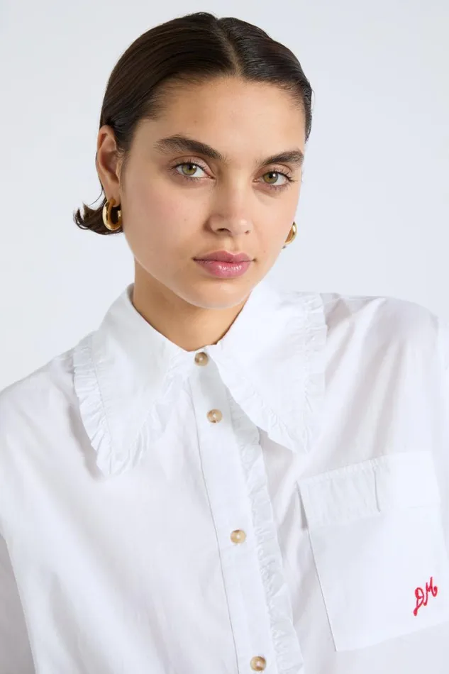 Women Tops Damson Madder Kendall Shirt 8211 White