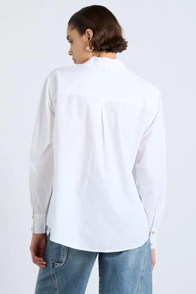 Women Tops Damson Madder Kendall Shirt 8211 White