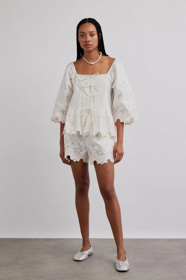 Women Tops Damson Madder Lana Blouse 8211 Broderie