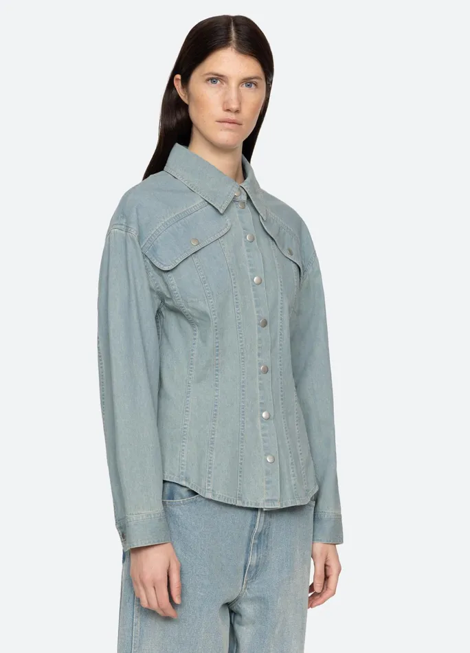 Women Tops Sea New York Alba Top Blue