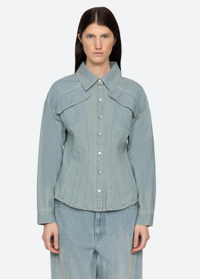 Women Tops Sea New York Alba Top Blue