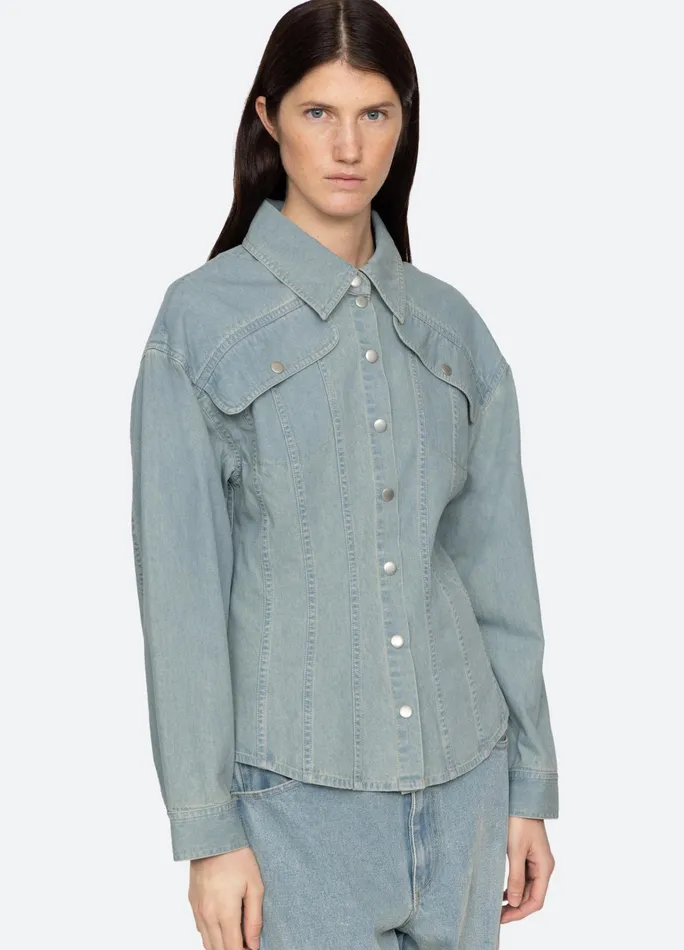 Women Tops Sea New York Alba Top Blue
