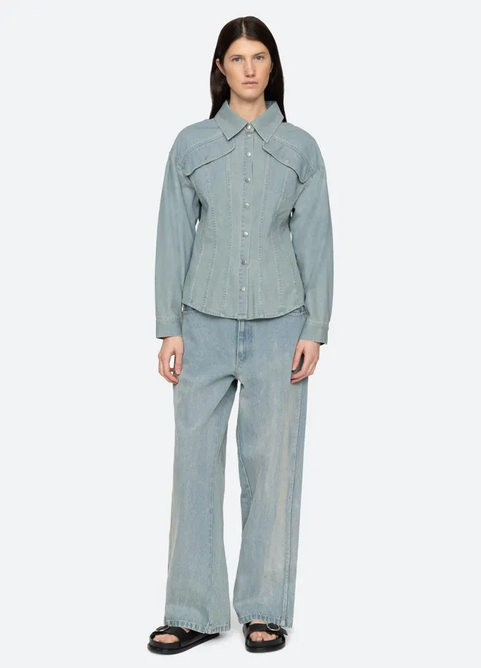 Women Tops Sea New York Alba Top Blue