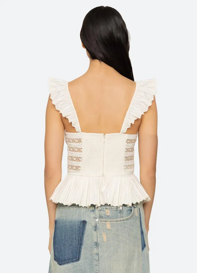Women Tops Sea New York Antonina Tank Cream