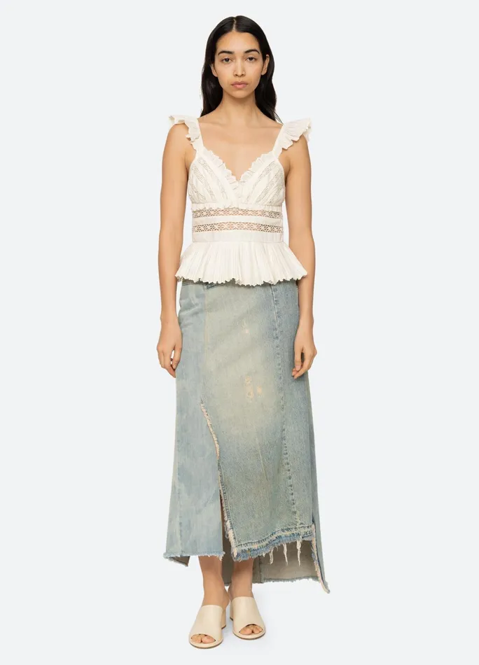 Women Tops Sea New York Antonina Tank Cream