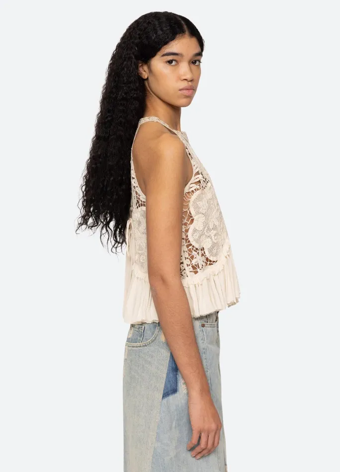 Women Tops Sea New York Bente Tank Cream
