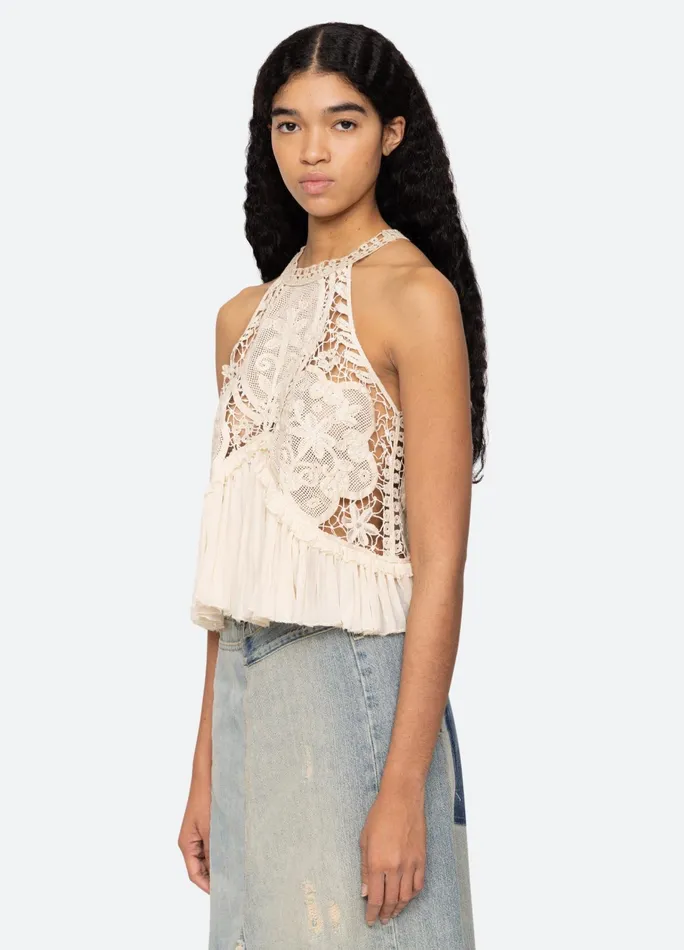Women Tops Sea New York Bente Tank Cream