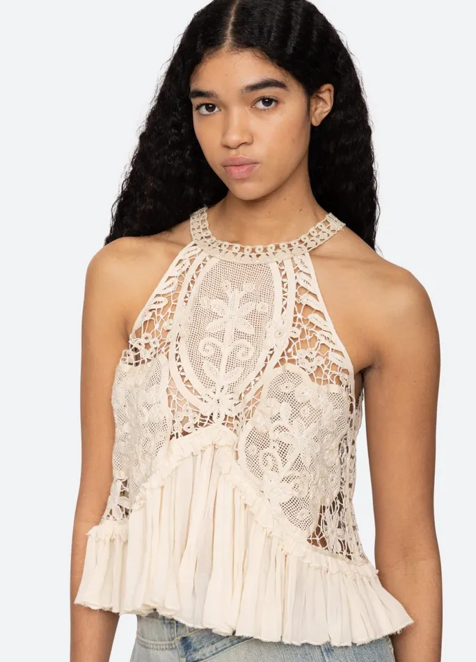 Women Tops Sea New York Bente Tank Cream