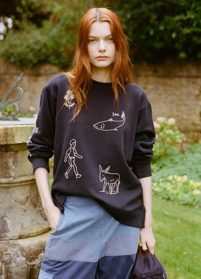 Women Tops Sea New York Demi Sweatshirt Navy