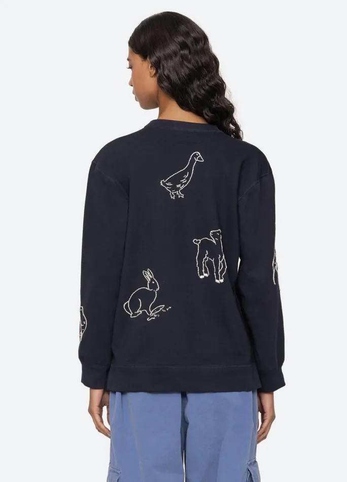Women Tops Sea New York Demi Sweatshirt Navy