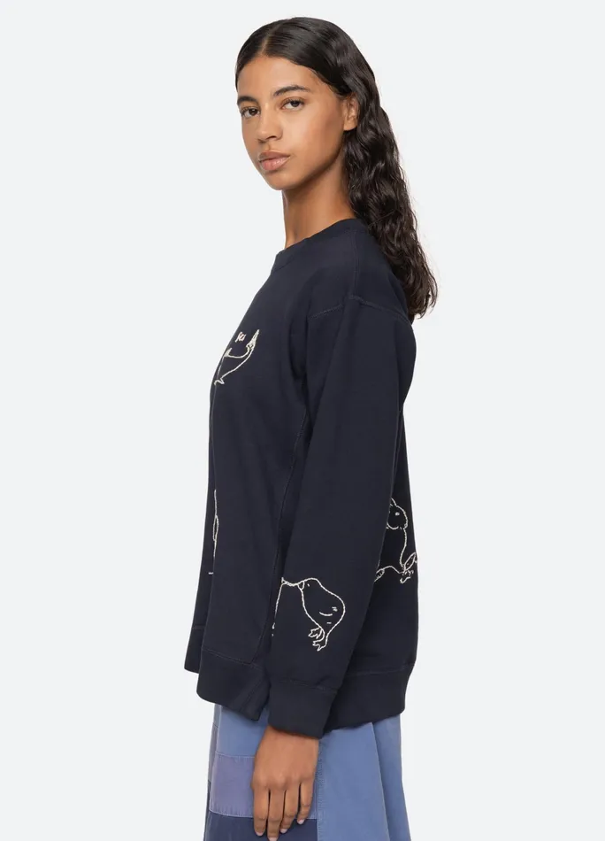 Women Tops Sea New York Demi Sweatshirt Navy