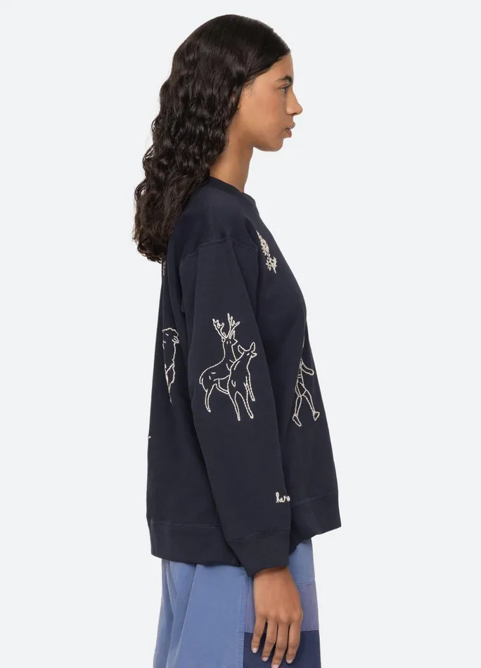 Women Tops Sea New York Demi Sweatshirt Navy