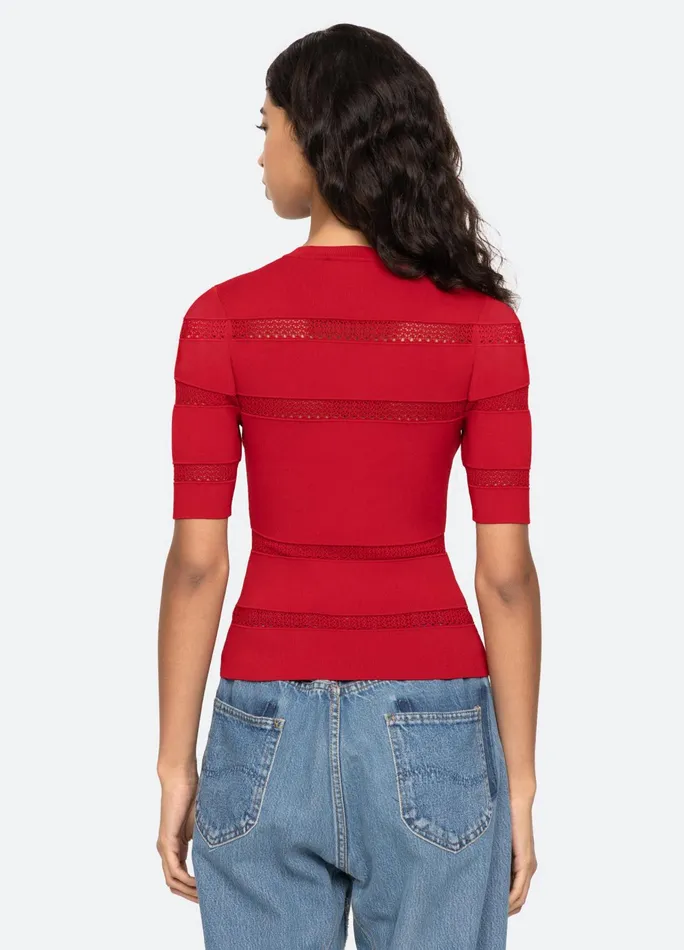 Women Tops Sea New York Devon SS Top Black