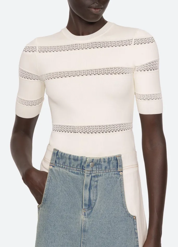 Women Tops Sea New York Devon SS Top Black