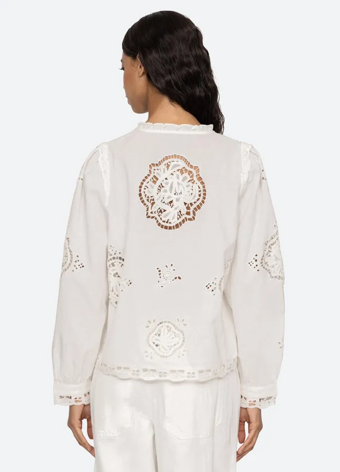 Women Tops Sea New York Edith Top White