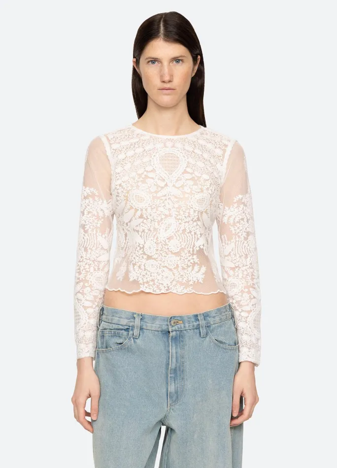 Women Tops Sea New York Kaylie Top White