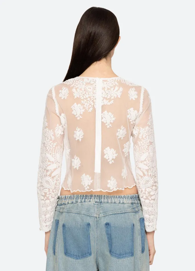 Women Tops Sea New York Kaylie Top White