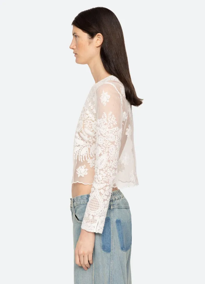 Women Tops Sea New York Kaylie Top White