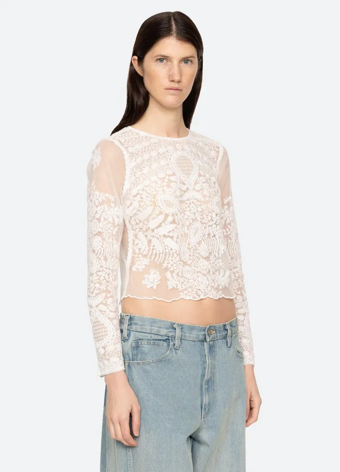 Women Tops Sea New York Kaylie Top White