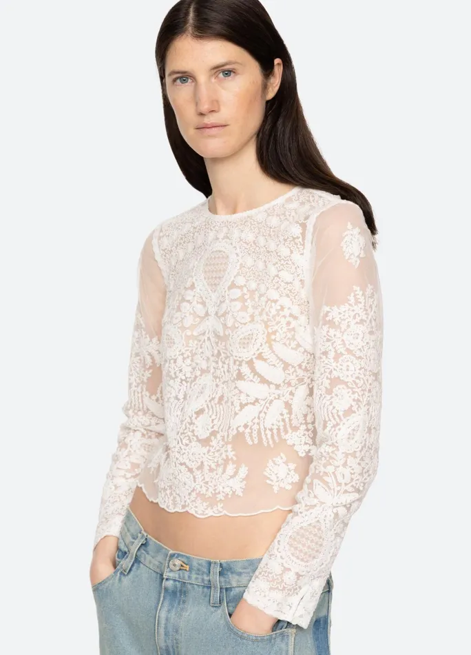 Women Tops Sea New York Kaylie Top White