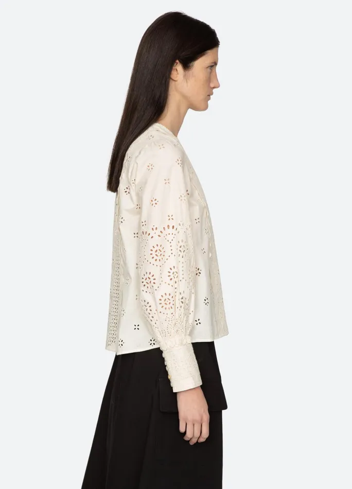 Women Tops Sea New York Lainey LS Top Cream