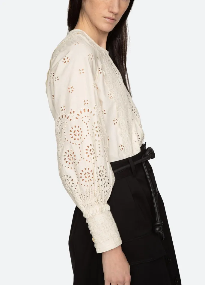 Women Tops Sea New York Lainey LS Top Cream