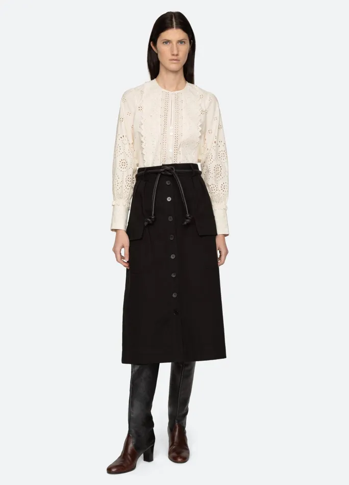 Women Tops Sea New York Lainey LS Top Cream