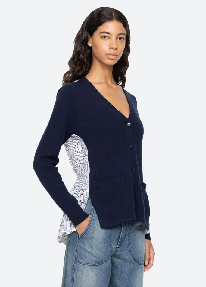 Women Tops Sea New York Lennon Cardigan Navy