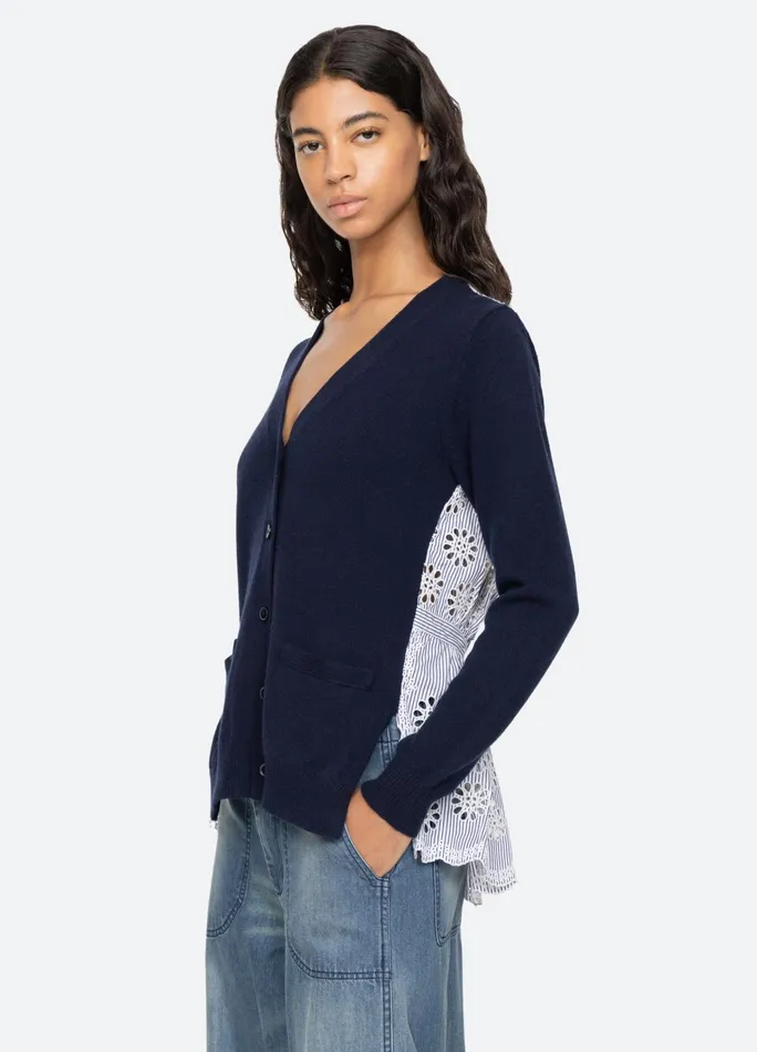 Women Tops Sea New York Lennon Cardigan Navy