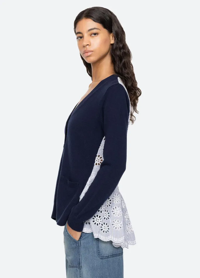 Women Tops Sea New York Lennon Cardigan Navy