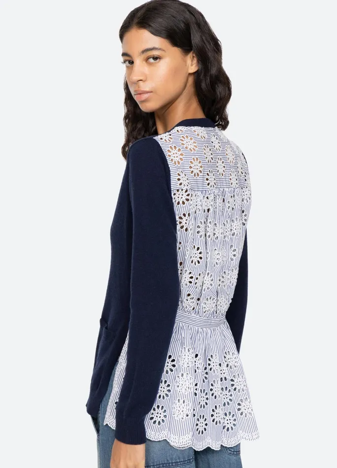 Women Tops Sea New York Lennon Cardigan Navy