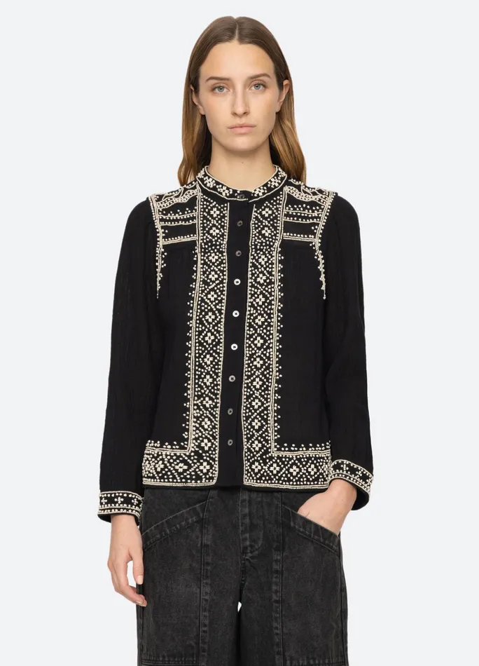 Women Tops Sea New York Mille Top Black