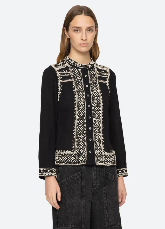 Women Tops Sea New York Mille Top Black
