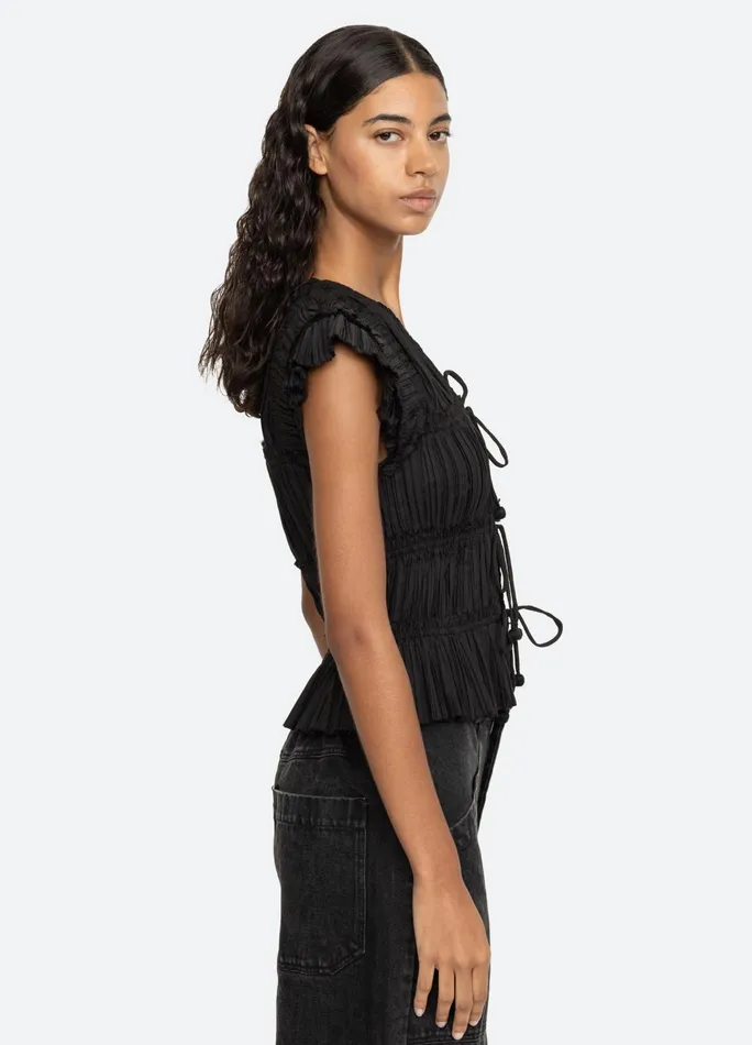 Women Tops Sea New York Parcie Top Black