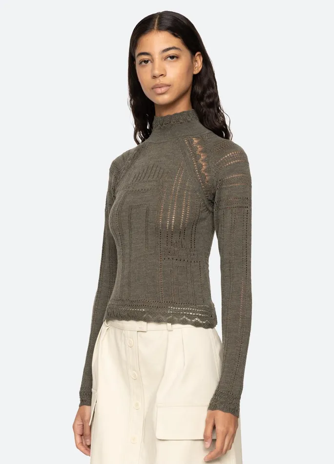 Women Tops Sea New York Paxton Turtleneck Burgundy