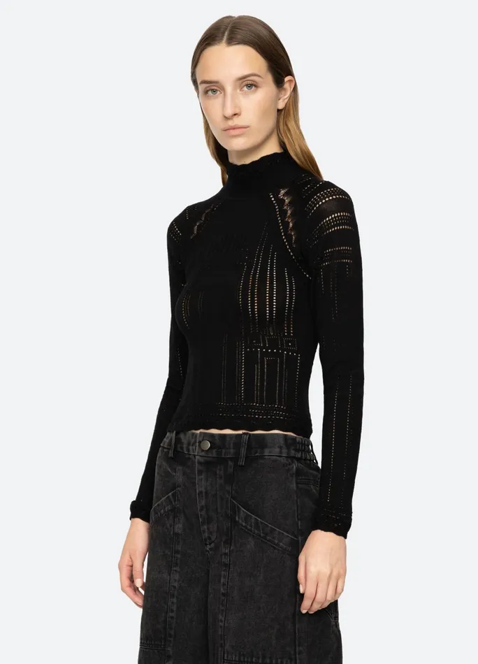 Women Tops Sea New York Paxton Turtleneck Burgundy