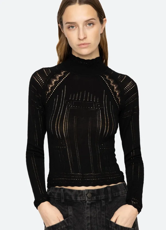 Women Tops Sea New York Paxton Turtleneck Burgundy