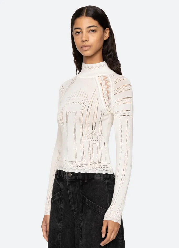 Women Tops Sea New York Paxton Turtleneck Burgundy