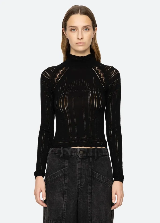 Women Tops Sea New York Paxton Turtleneck Burgundy