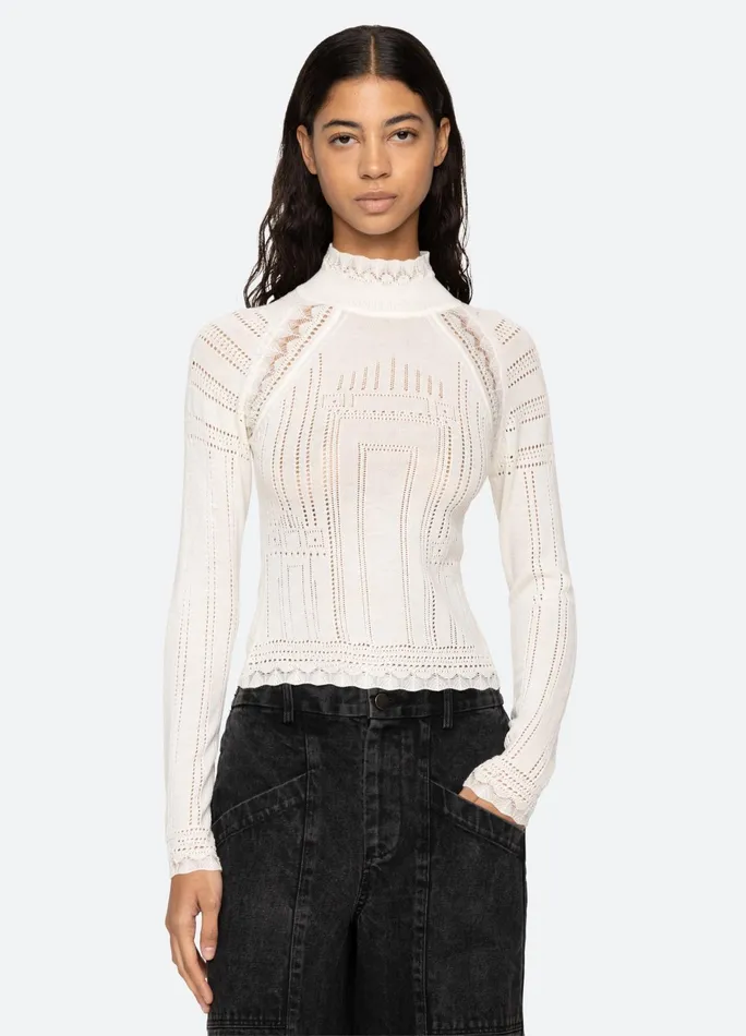 Women Tops Sea New York Paxton Turtleneck Burgundy