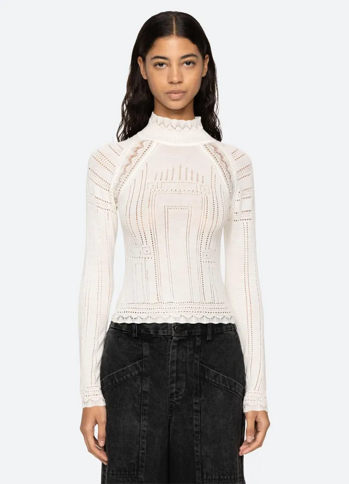 Women Tops Sea New York Paxton Turtleneck Burgundy