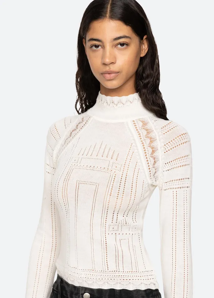 Women Tops Sea New York Paxton Turtleneck Burgundy