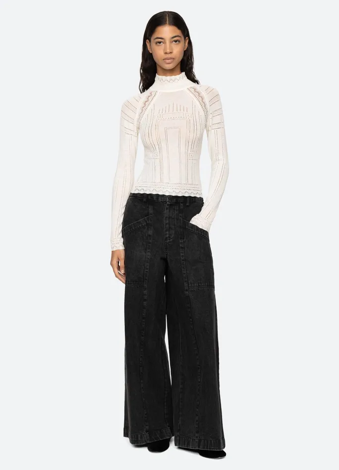 Women Tops Sea New York Paxton Turtleneck Burgundy