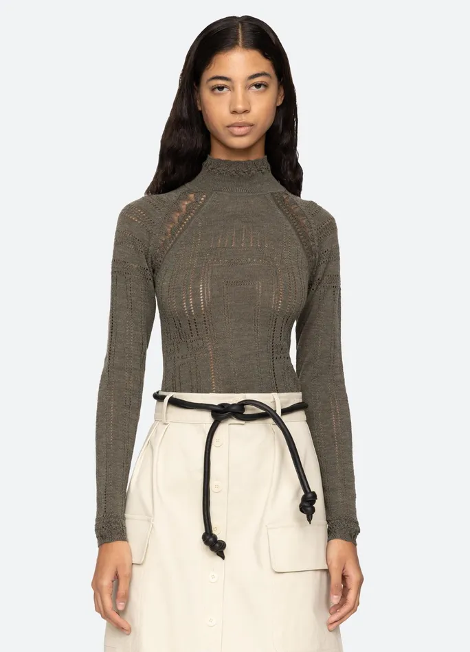 Women Tops Sea New York Paxton Turtleneck Burgundy