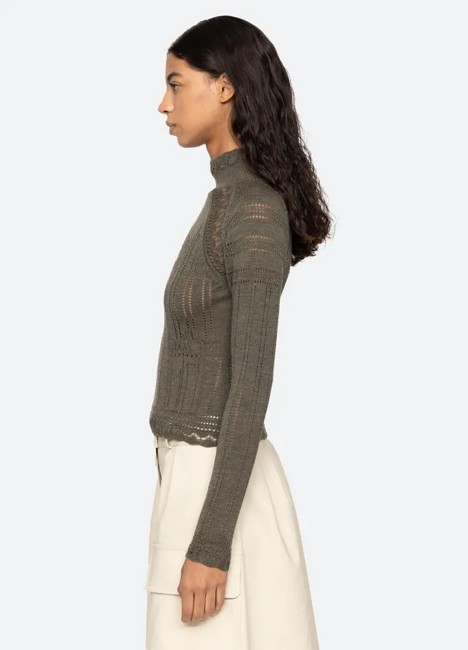 Women Tops Sea New York Paxton Turtleneck Burgundy