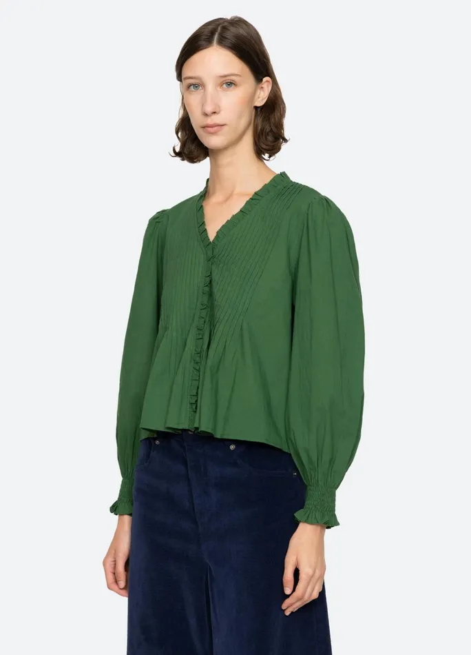 Women Tops Sea New York Renata LS Top Emerald