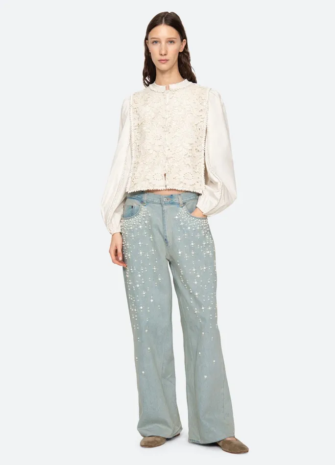 Women Tops Sea New York Sabine Top Cream